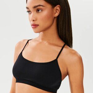 NEW Splits59 Loren Seamless Sports Bra, Black, XS/S